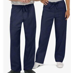 Dickies 854706 Unisex Three Pocket Cargo Scrub Pant Navy
